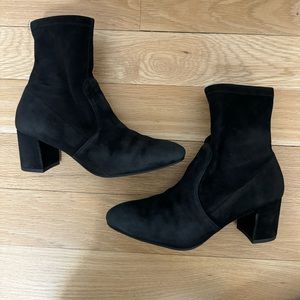 STUART WEITZMAN
Siggy 60 stretch-suede sock boots 6.5 36.5